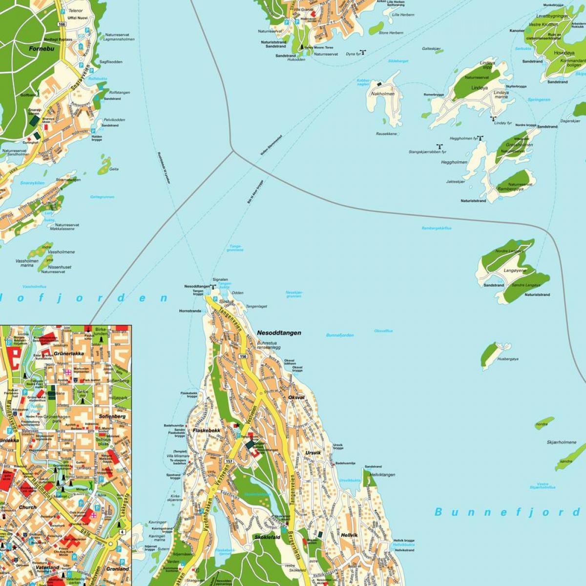 oslo Norvegija pasaulio žemėlapis