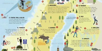 Norvegija turi rodyti žemėlapyje